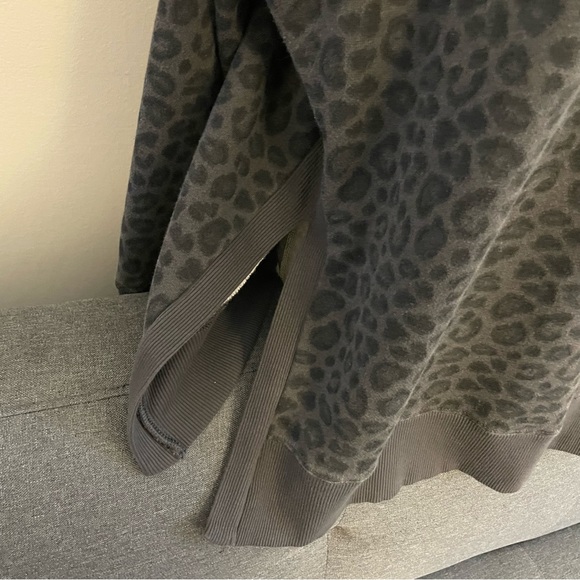 Avia Grey Leopard Print Sweatshirt - Picture 5 of 8